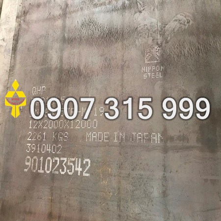 Thép tấm S355JR dày 12ly-12mm Nhật Bản giá rẻ